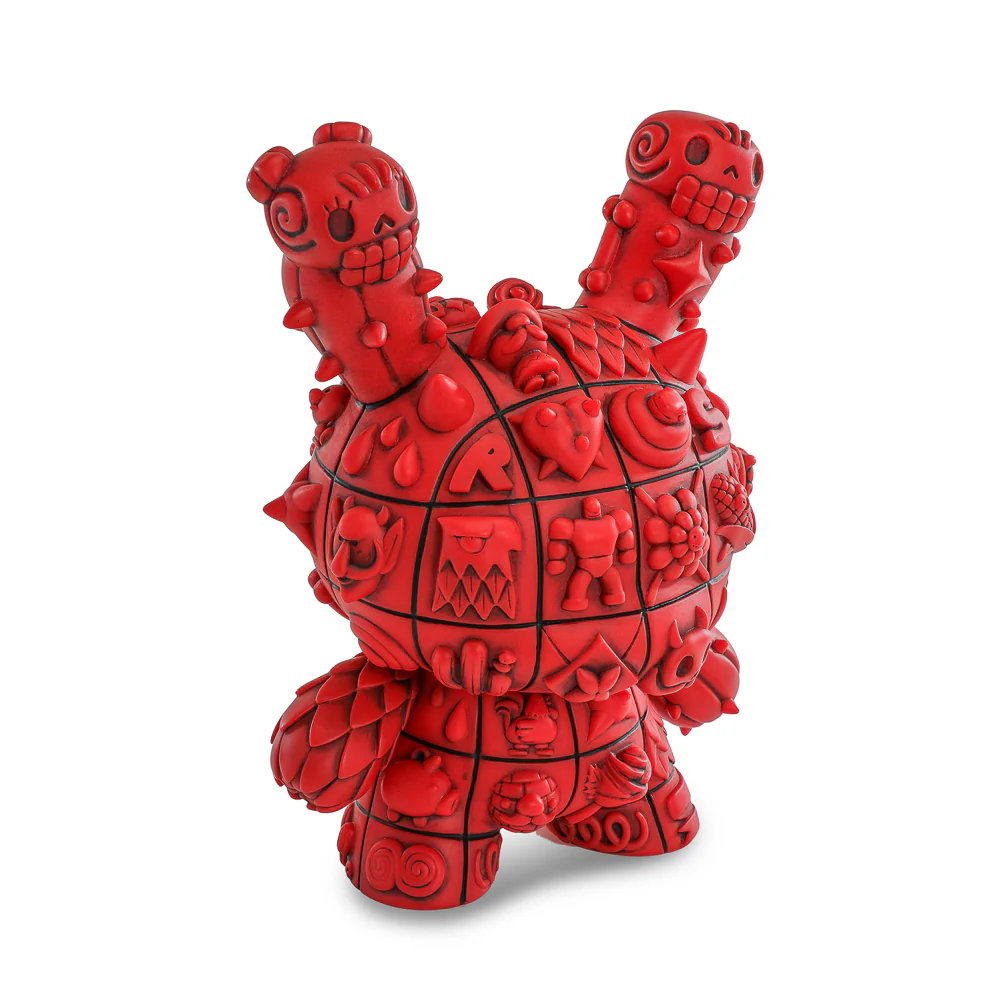 MONOLITH 8" Dunny Art Figures by ROBOT SODA - Complete Series Bundle - Jade, Onyx & Sangre Limited Editions - Image 8
