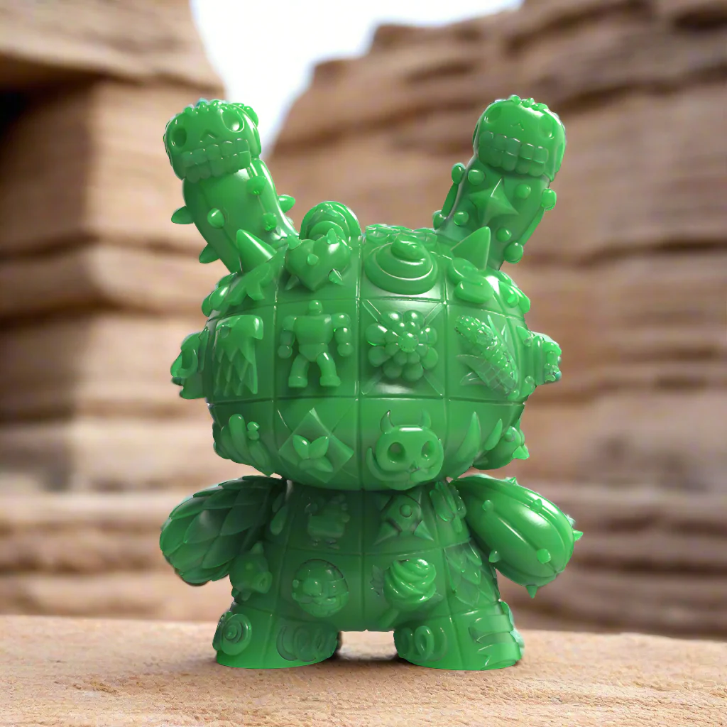 MONOLITH Dunny 8" Vinyl Art Figure by ROBOT SODA - Jade Edition (Limited Edition of 300) - Image 17