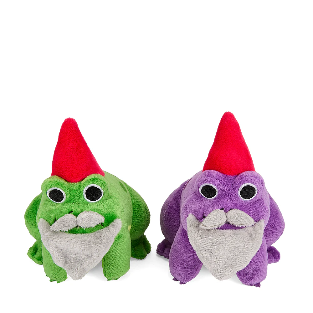 13" Interactive Plush Mushroom with Frog Gnomes by Kidrobot - Image 12