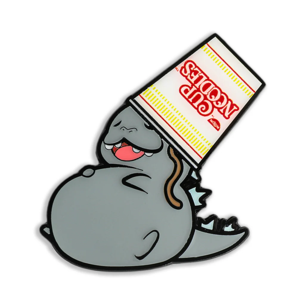 Nissin® Cup Noodles® x Godzilla 1.5" Premium Pin Series - Image 3