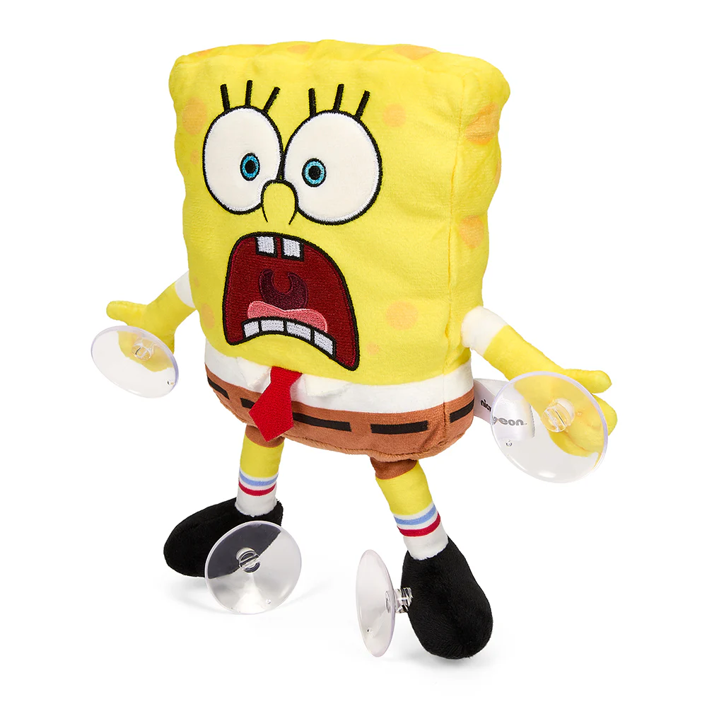 SpongeBob SquarePants - 8" Plush Window Clinger - Scared SpongeBob - Image 3