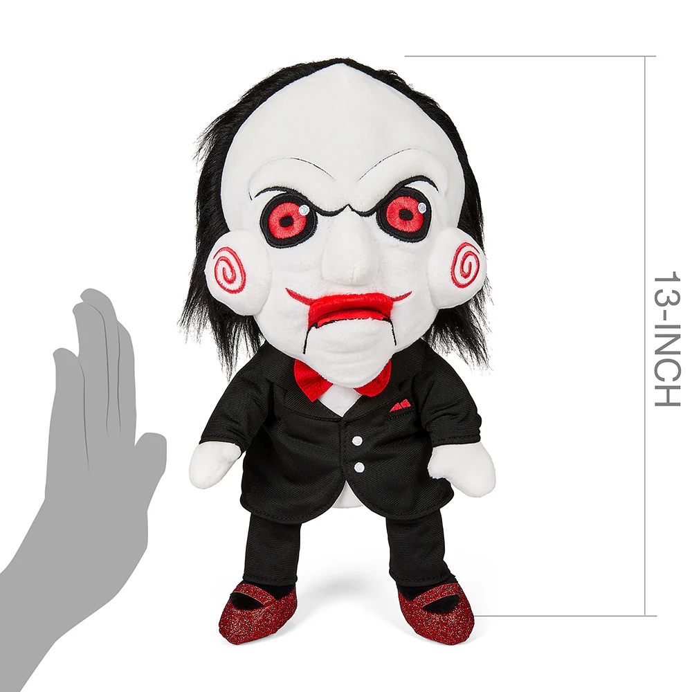 SAW Billy the Puppet 13” Horror Plush Hand Puppet - Image 11