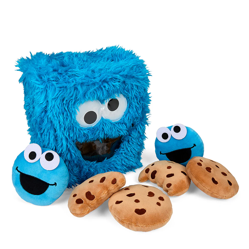 Sesame Street 8" Cookie Monster Interactive Plush Snack Bag - Image 2