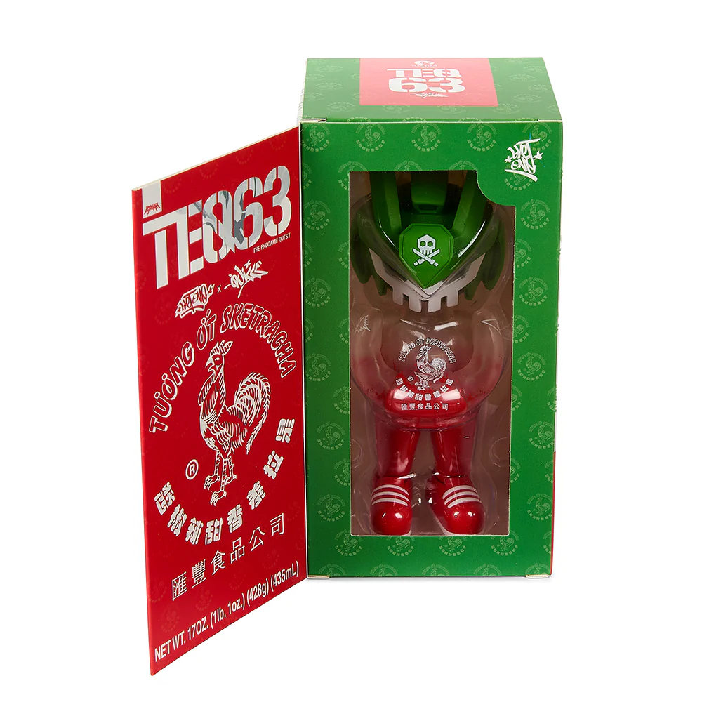 Sket One x Quiccs Sketratcha TEQ63 6” Art Figure - Half-full Edition - Limited Edition of 300 - Image 4