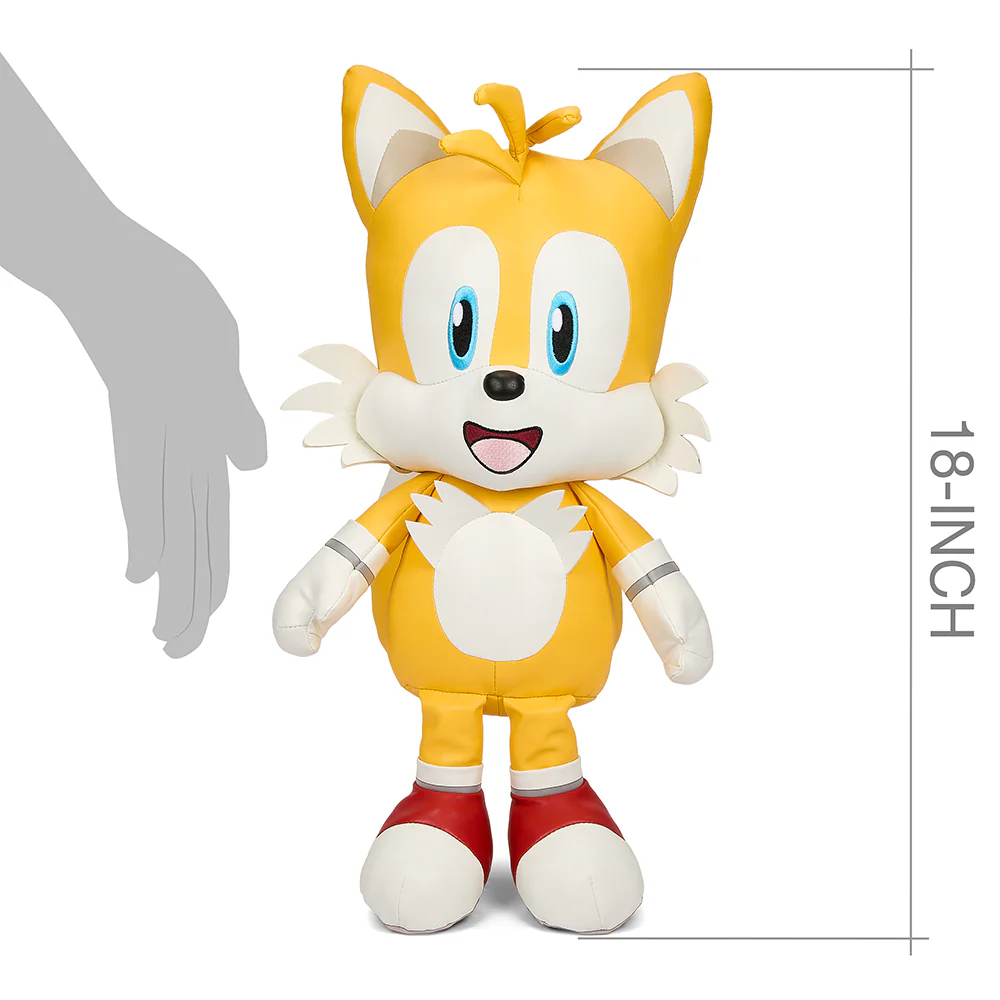 Sonic the Hedgehog 16” Premium Pleather Tails Plush - Image 9