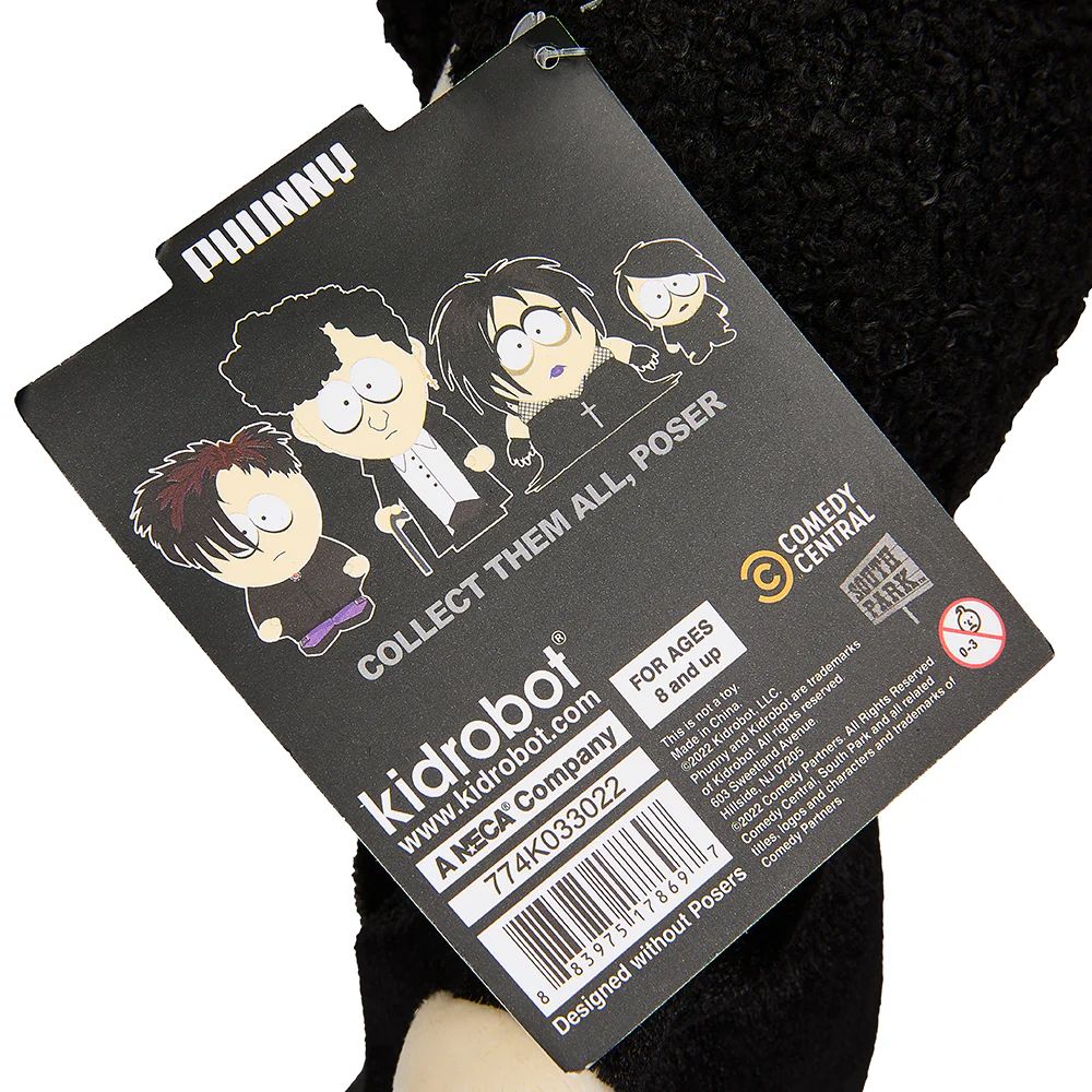 South Park Goth Kid Michael 8" Phunny Plush by Kidrobot - Image 10