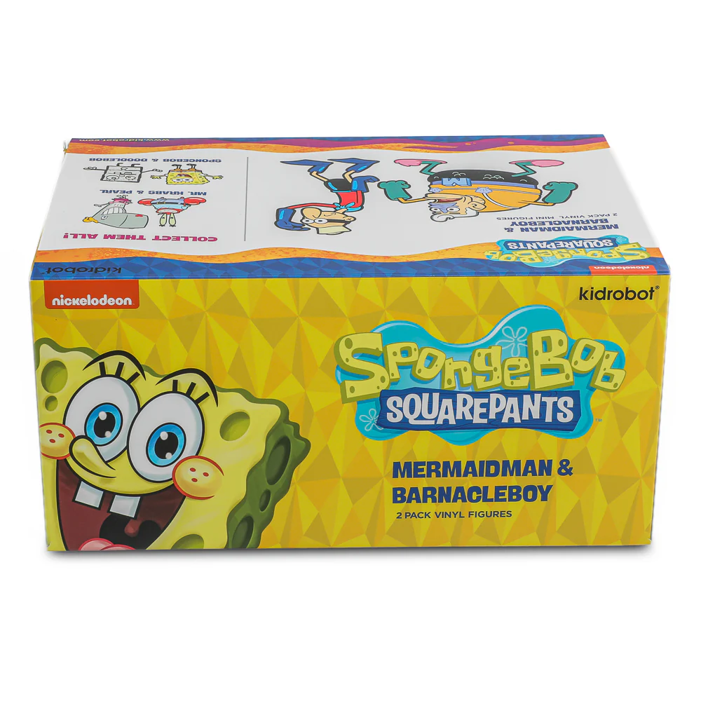 SpongeBob SquarePants - Mermaidman & Barnacleboy Vinyl Mini Figure 2-Pack - Image 22