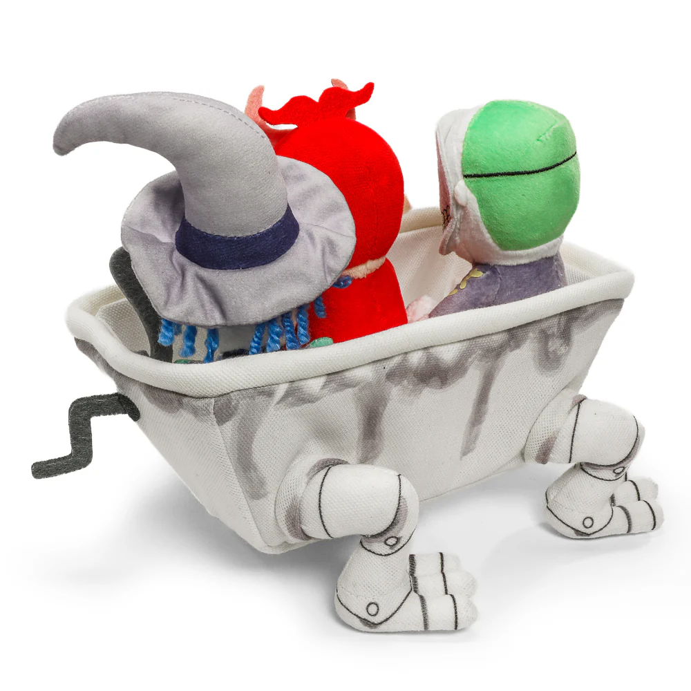 The Nightmare Before Christmas Lock, Shock & Barrel in Bathtub 9” Interactive Plush - Image 4