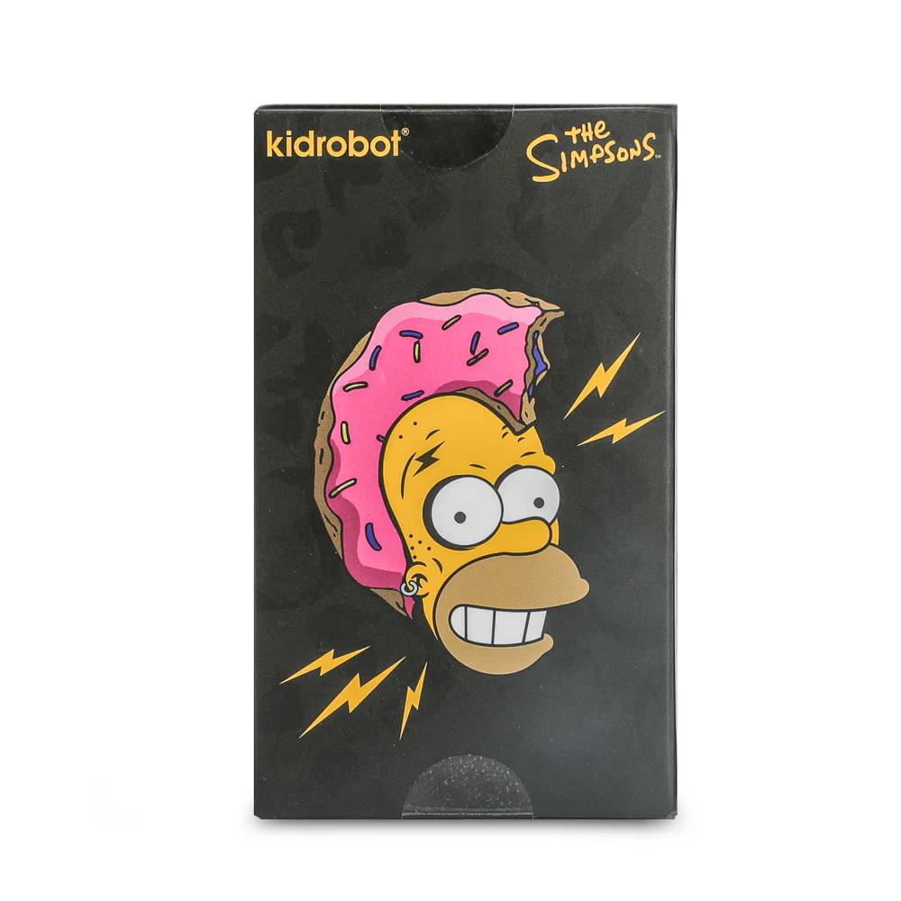 The Simpsons - Donut Riot Punk Homer 3" Vinyl Mini Figure - Crimson Glaze Edition - Kidrobot.com Exclusive (Limited Edition of 500) - Image 13