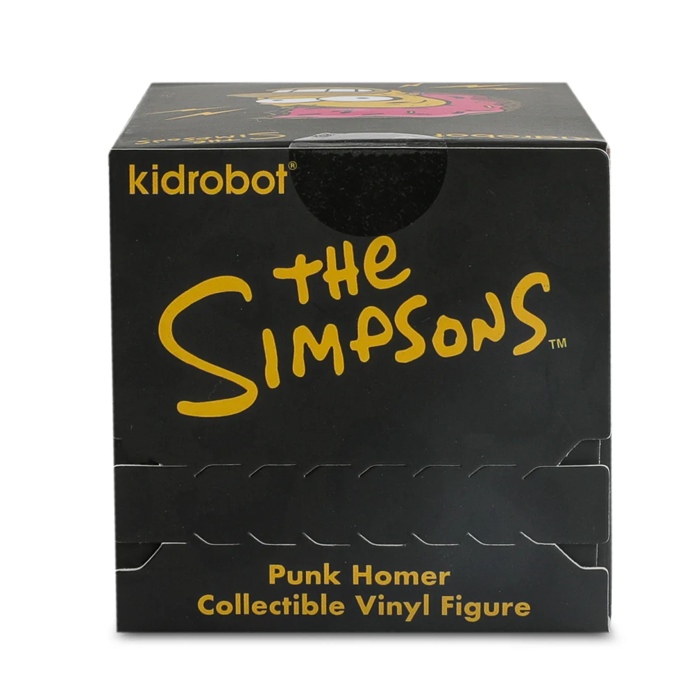 2025 CON EXCLUSIVE: The Simpsons - Donut Riot Punk Homer 3" Vinyl Mini Figure - Pink Glaze Edition (Limited Edition of 500) SOLD OUT - Image 14