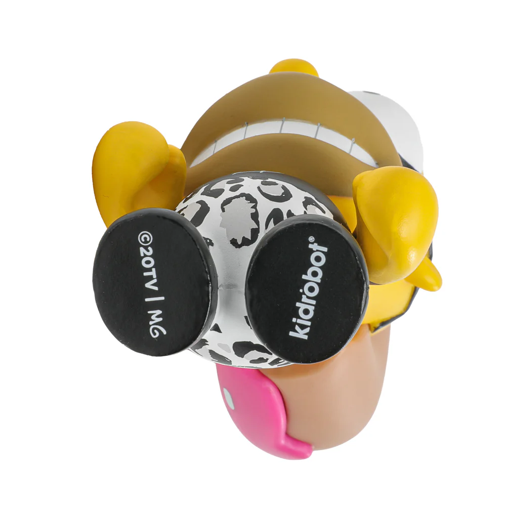 2025 CON EXCLUSIVE: The Simpsons - Donut Riot Punk Homer 3" Vinyl Mini Figure - Pink Glaze Edition (Limited Edition of 500) SOLD OUT - Image 7