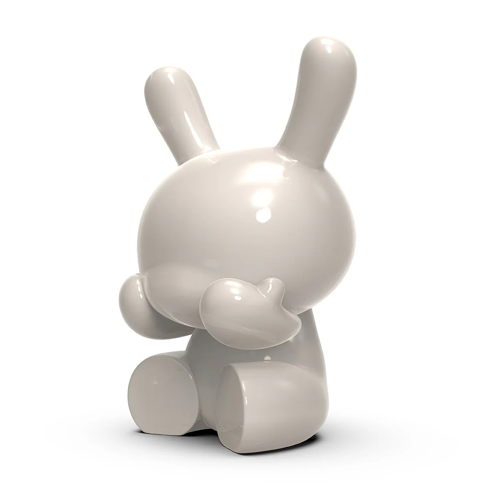 Three Wise Dunnys 5” Porcelain 3-Pack - White Edition - Limited Edition of 500 - Image 4