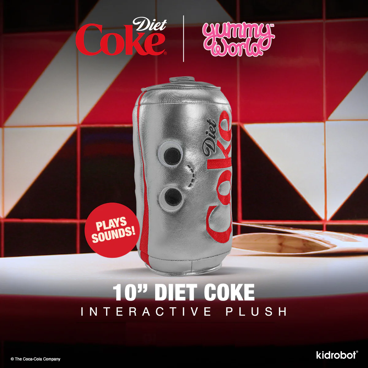 Yummy World & Diet Coke® 10” Can Plush with Sound - Image 4