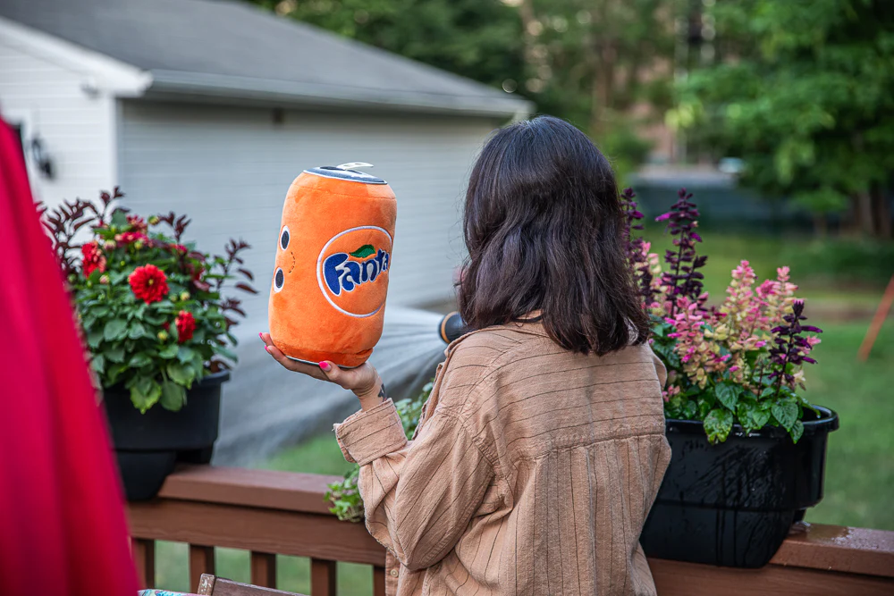 Yummy World & Fanta® 10” Fanta Orange Soda Can Plush with Sound - Image 14