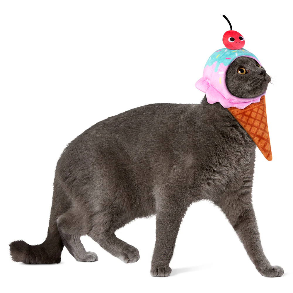 Yummy World Walter Waffle Cone Pet Costume Headpiece - Image 2